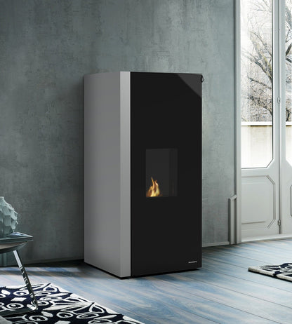 Stufa a pellet ad acqua bianca Ecofire Dadò Idro 26 805715352 Palazzetti