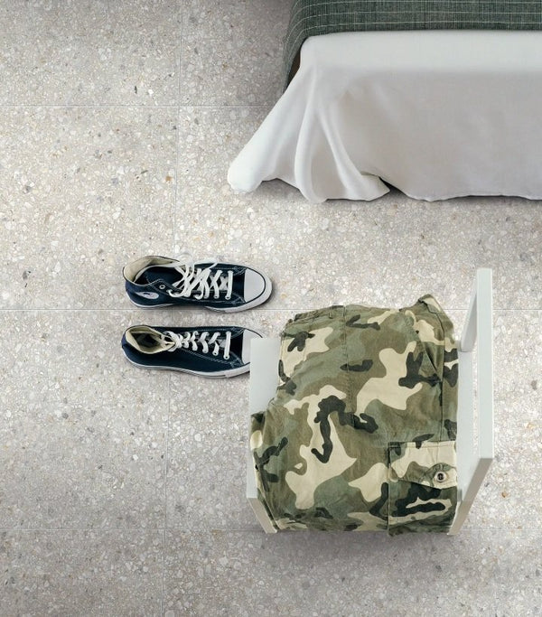 Pavimento rivestimento 60x120 grip effetto marmo 9mm V3 in gres porcellanato sugar mix Cerim Match Up