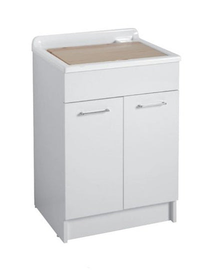 Colavene Swash mobile lavatoio 60x50 doppia anta con griglia portaspone tavola lavapanni bianco lucido