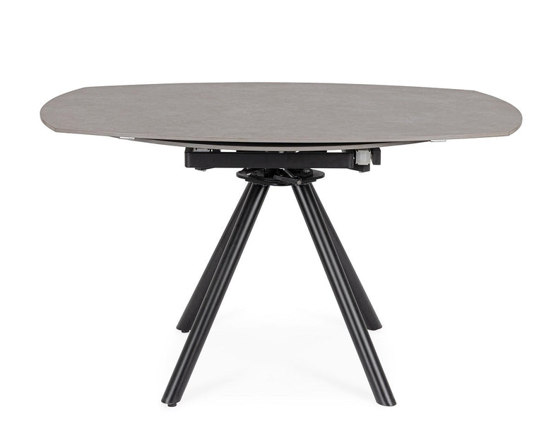 Andrea Bizzotto Tavolo Allungabile Rauni D87 - 135 cm ambientato in spazio living con arredi coordinati