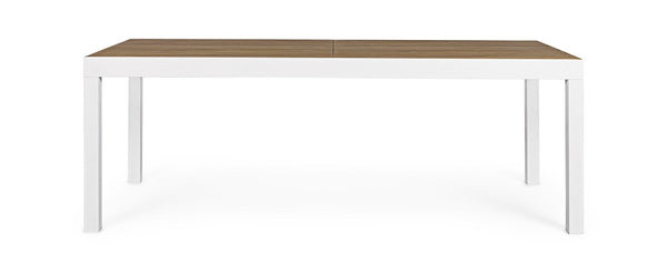 Andrea Bizzotto Elias tavolo 200x95 Allungabile da Esterno Bianco 0662970