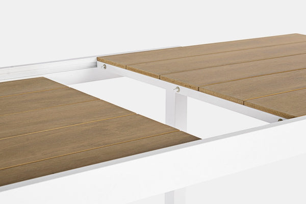 Andrea Bizzotto Elias tavolo 200x95 Allungabile da Esterno Bianco 0662970