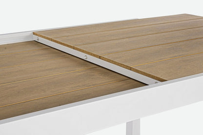 Andrea Bizzotto Elias tavolo 200x95 Allungabile da Esterno Bianco 0662970