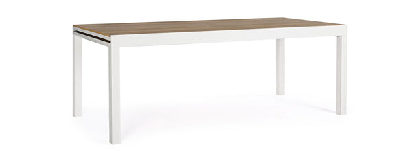 Andrea Bizzotto Elias tavolo 200x95 Allungabile da Esterno Bianco 0662970
