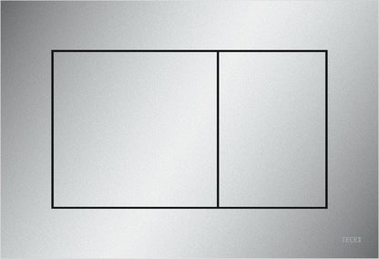 Tece tecenow 9240402 placca wc 2 pulsanti plastica Cromato satinato