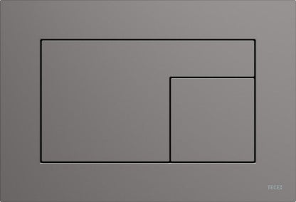 Tece tecevelvet 9240731 placca wc 2 pulsanti fenix ntm grigio londra