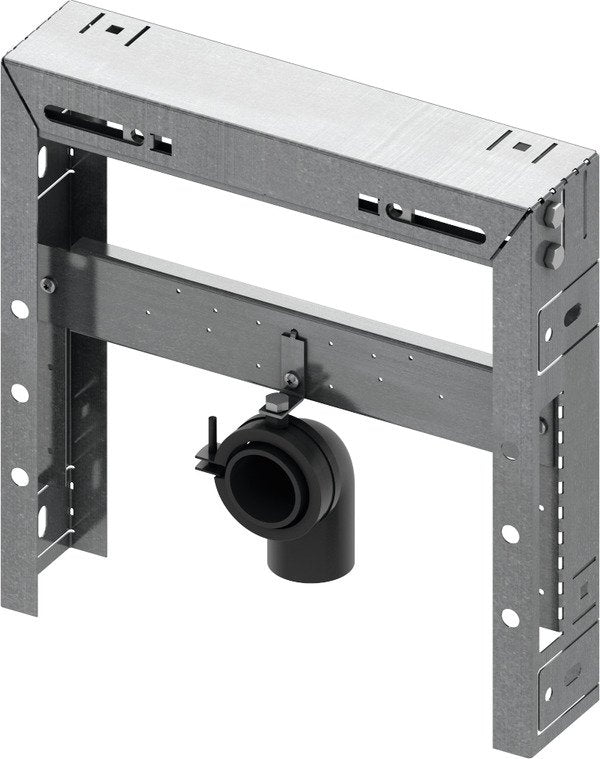 Tece TECEbox modulo lavabo profonditÃ di montaggio 8 cm in, vista frontale su sfondo bianco - Tece Italia