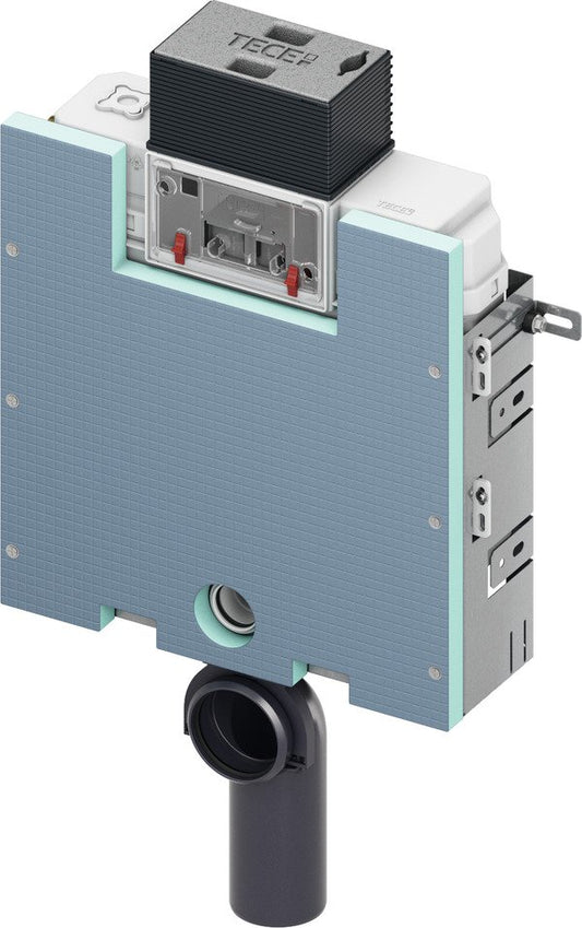 Tece TECEbox modulo WC con cassetta Uni e base piastrellabile frontale, altezza di montaggio 820 mm