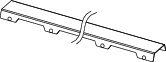 Tece TECEdrainline 601582 griglia lineare design steel II 700 mm in acciaio inox lucido