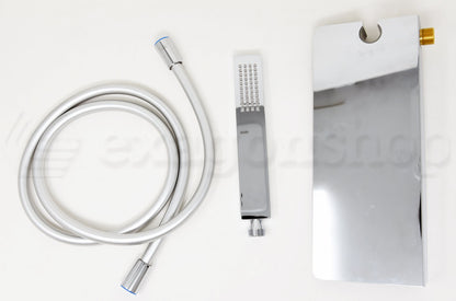 Set Doccetta Smart con Ripiano Portasapone cromo