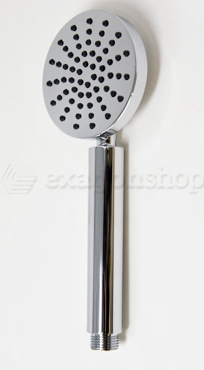 Doccetta tonda 8 cm con flessibile antitorsione 150 cm cromo Smart