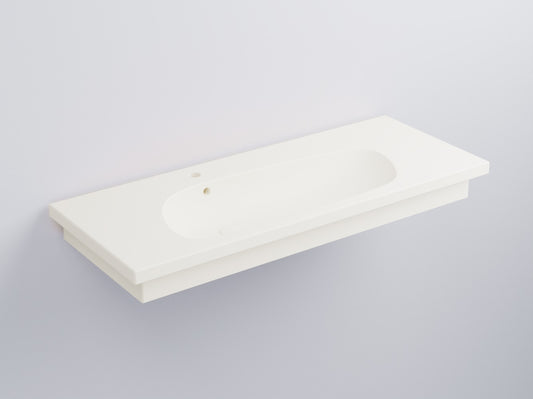 Cielo Enjoy Lavabo 120x48 Sospeso O Da Appoggio Con Piletta Click Clack In Ceramica talco