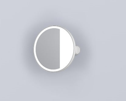 Cielo Arcadia Pluto Specchio 40 Cm Con Luce Led Ed accesa in ambiente, design e diffusione della luce
