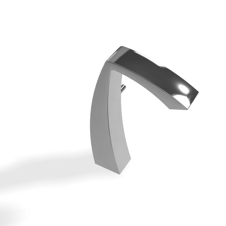 Treemme Arche IT0218CCAHZZ miscelatore lavabo alto 230 mm Cromo Lucido, vista laterale del profilo e della forma...