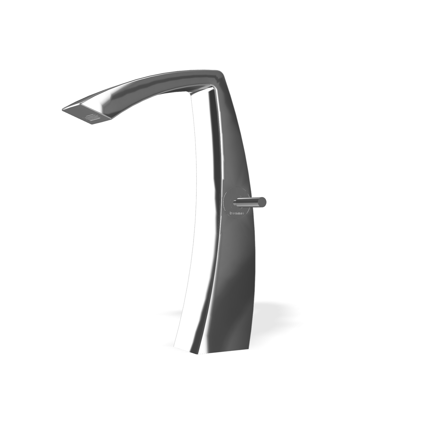 Treemme Arche IT0218CCAHZZ miscelatore lavabo alto 230 mm Cromo Lucido, vista frontale su sfondo bianco - Rubinetterie...