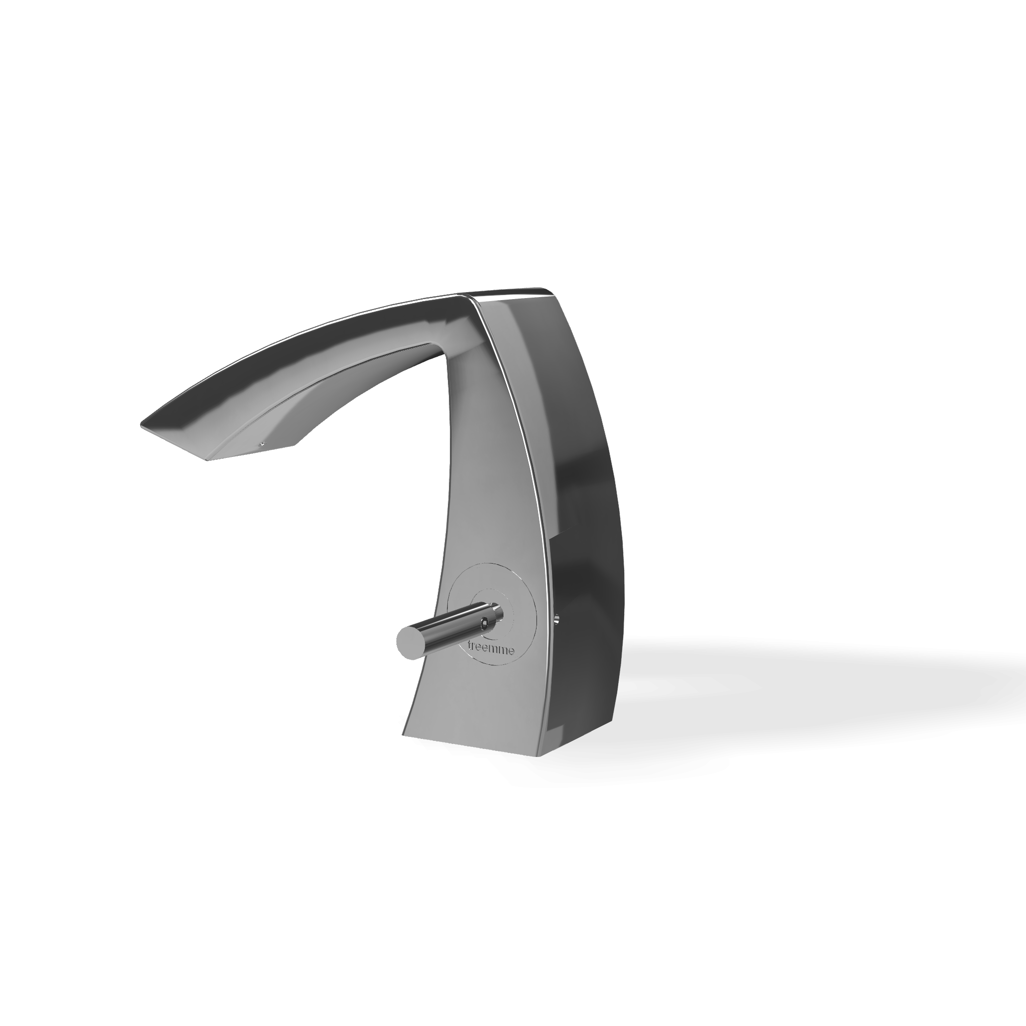 Treemme Arche IT0222CCAHZZ miscelatore bidet con leva stick Cromo Lucido, dettaglio ravvicinato della finitura e del...
