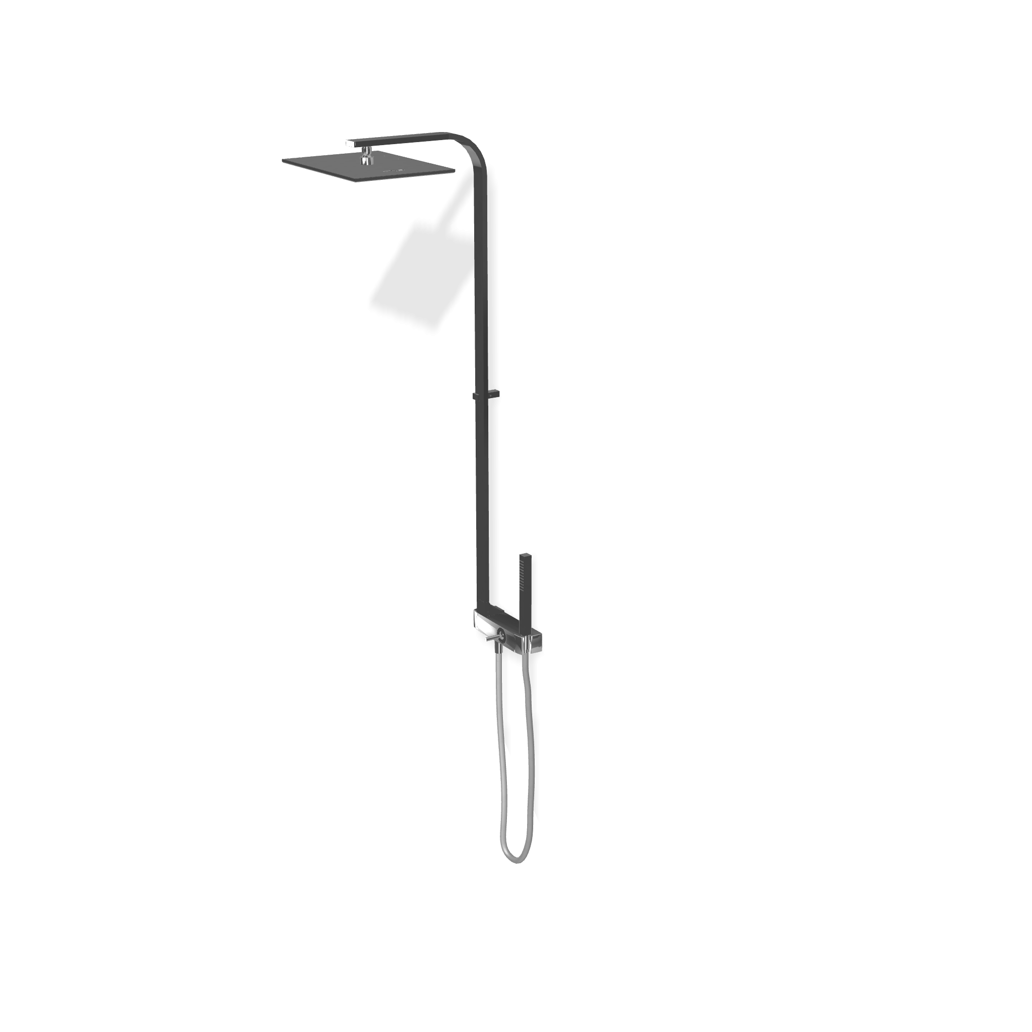 Treemme Arche colonna doccia con gruppo con doccetta e soffione anticalcare cromo