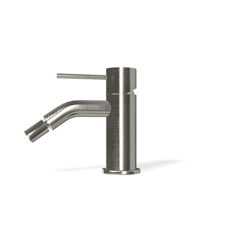 Treemme 40mm IT1322IS40ZZ miscelatore bidet inox satinato Acciaio, componenti inclusi smontati: corpo incasso, placca e...