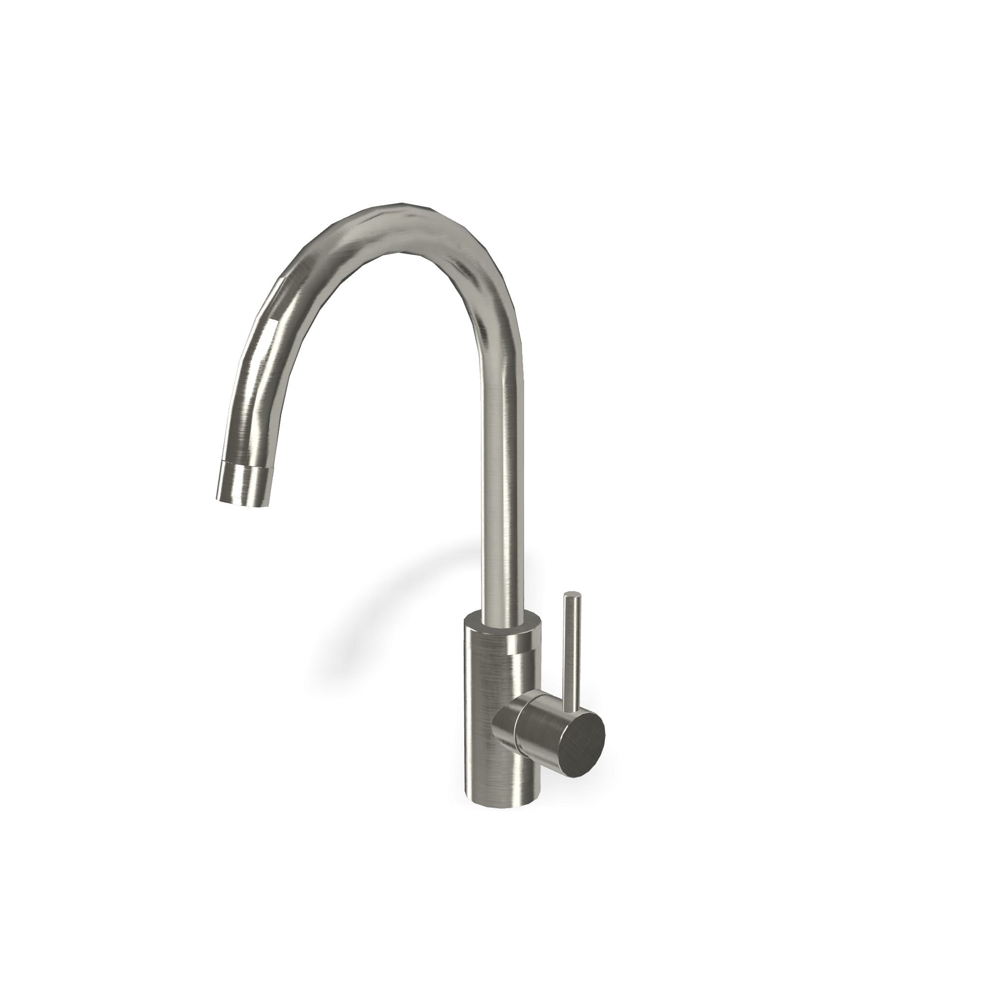 Treemme 40mm IT1332IS40ZZ miscelatore lavello cucina inox Acciaio, dettaglio della doccetta estraibile - Rubinetterie Treemme