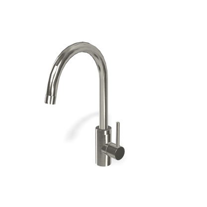 Treemme 40mm IT1332IS40ZZ miscelatore lavello cucina inox satinato