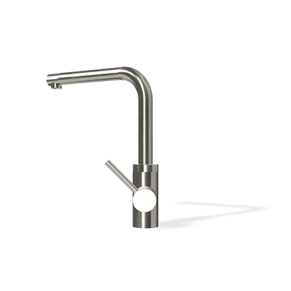 Treemme 40mm IT1334IS40ZZ miscelatore lavello cucina dritto in inox satinato