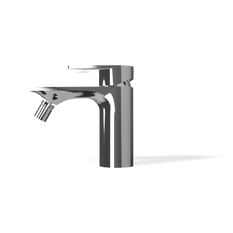 Treemme Ran IT2222CCRNZZ miscelatore monocomando bidet cromo Cromo Lucido, dettaglio ravvicinato della finitura e del...