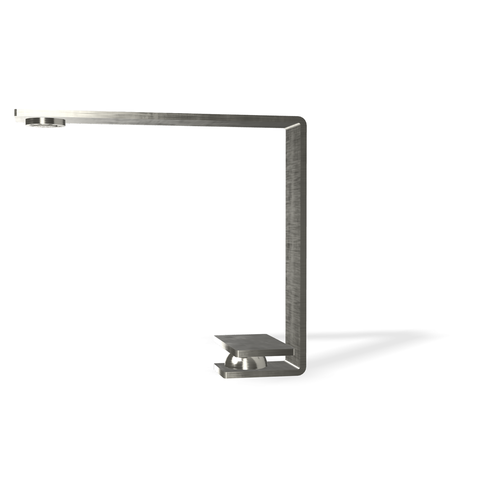 Treemme 5mm miscelatore lavabo inox satinato Acciaio, vista laterale del profilo e della forma - Rubinetterie Treemme
