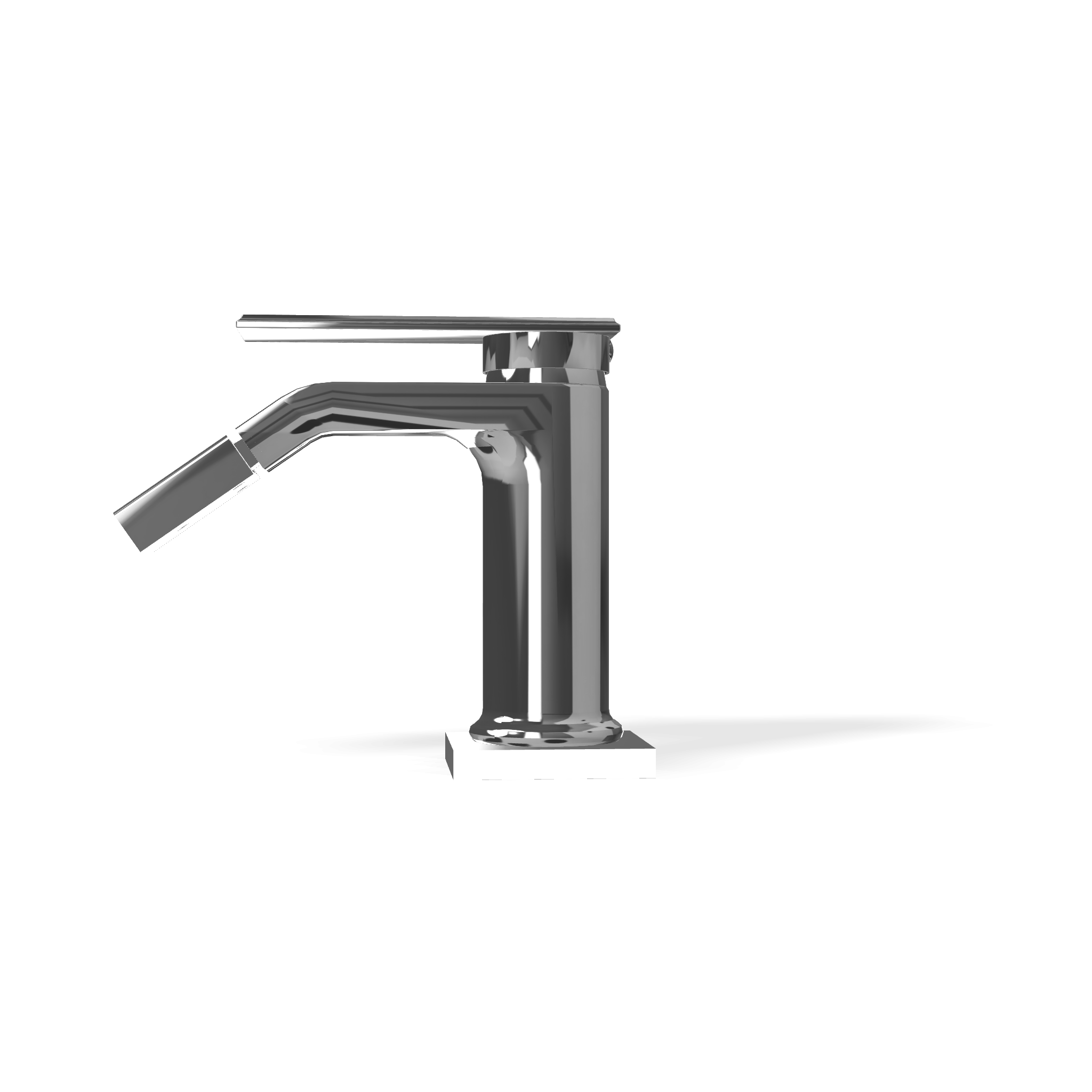 Treemme Los IT2A22CCRMCS miscelatore bidet cromo Cromo Lucido, dettaglio ravvicinato della finitura e del marchio...