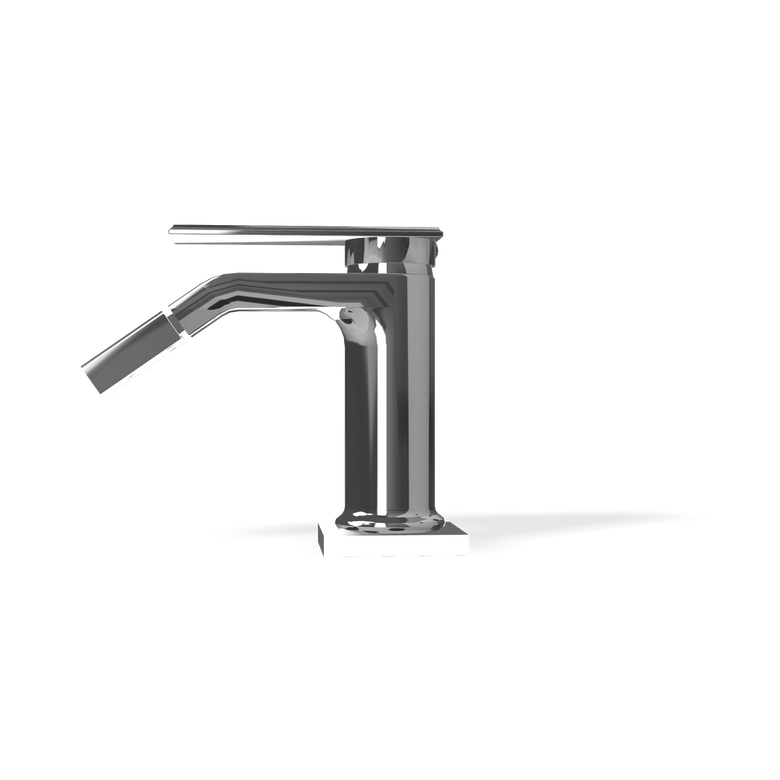 Treemme Los IT2A22CCRMCS miscelatore bidet cromo Cromo Lucido, dettaglio ravvicinato della finitura e del marchio...