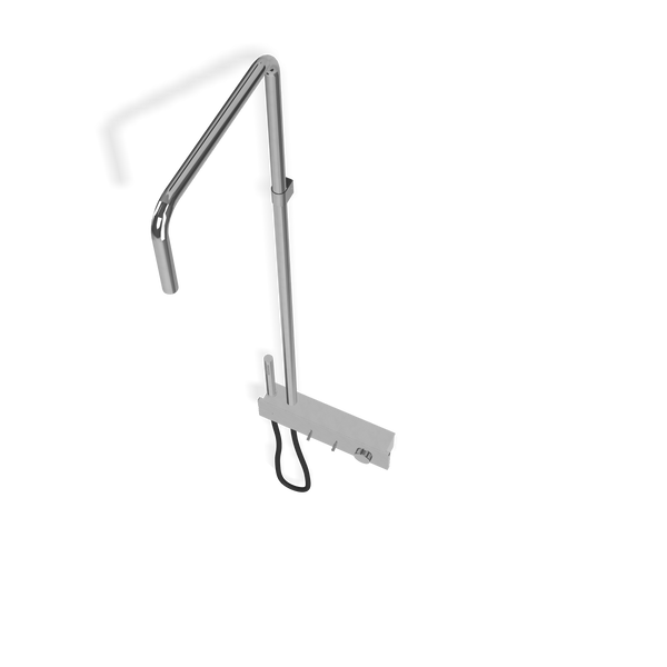 Treemme Watt IT2B60CCWAZZ colonna doccia 135 cm con miscelatore doccetta e soffione in ottone cromo