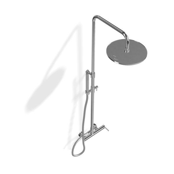 Treemme Time Time-out IT5160CCTLZZ colonna doccia con gruppo doccetta e soffione 25 cm anticalcare in ottone cromo