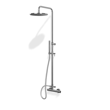 Treemme Time Time-out IT5160CCTLZZ colonna doccia con gruppo doccetta e soffione 25 cm anticalcare in ottone cromo