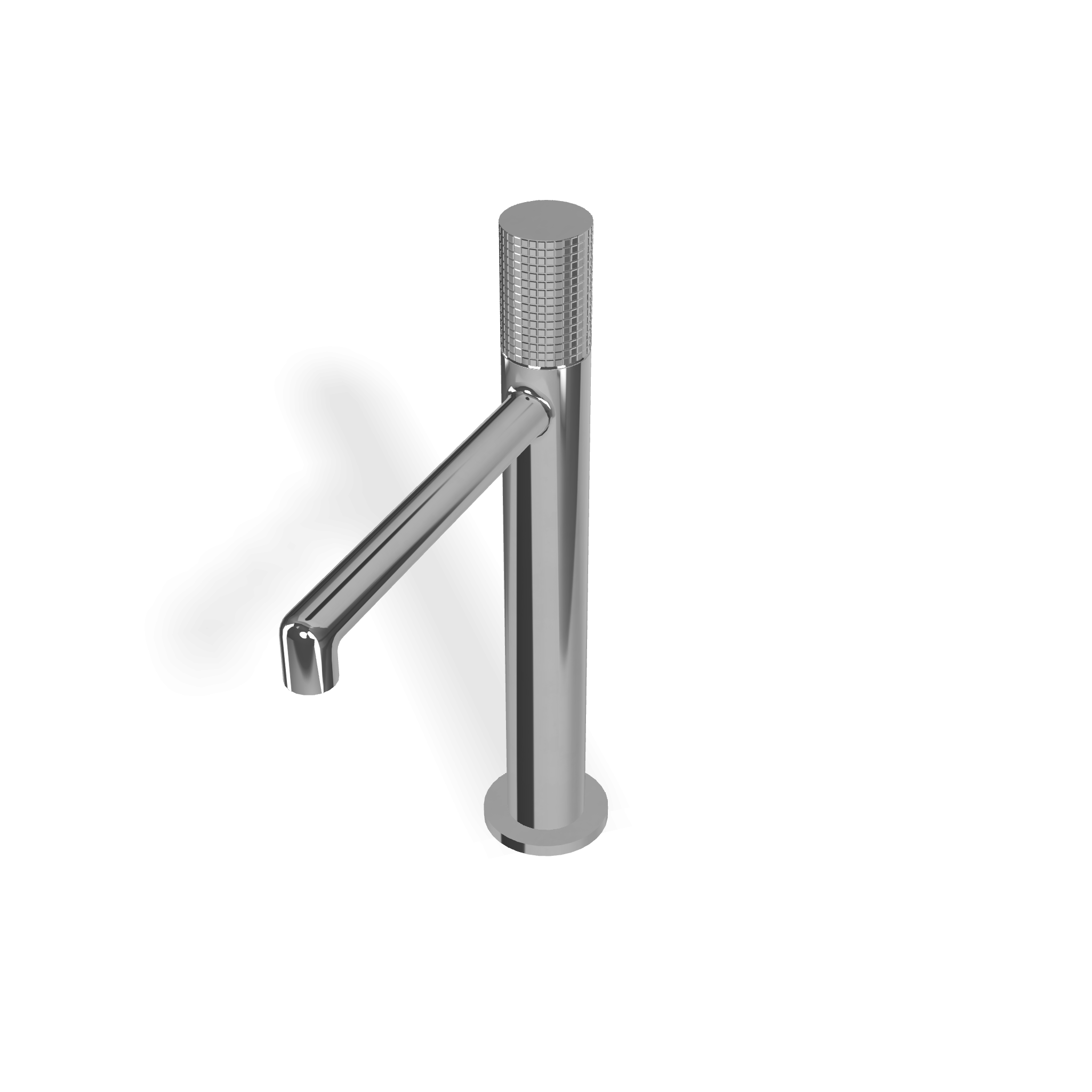 Treemme T30 Miscelatore monocomando lavabo 172mm con Cromo Lucido in ottone e cromato ambientato su piano bagno con...