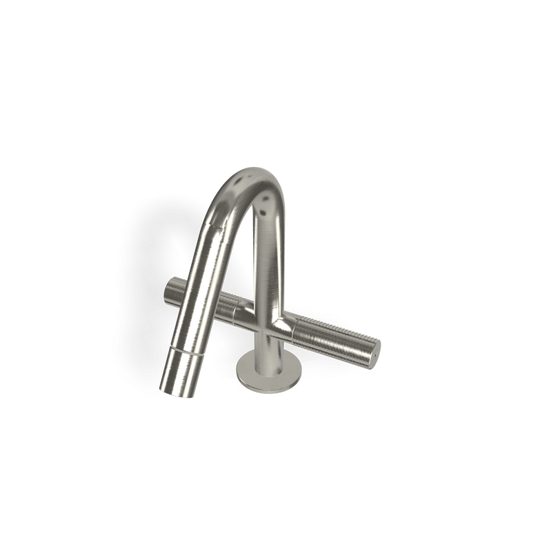 Treemme 22mm IT6024IS2GZZ miscelatore bidet monoforo inox Acciaio, componenti inclusi smontati: corpo incasso, placca e...