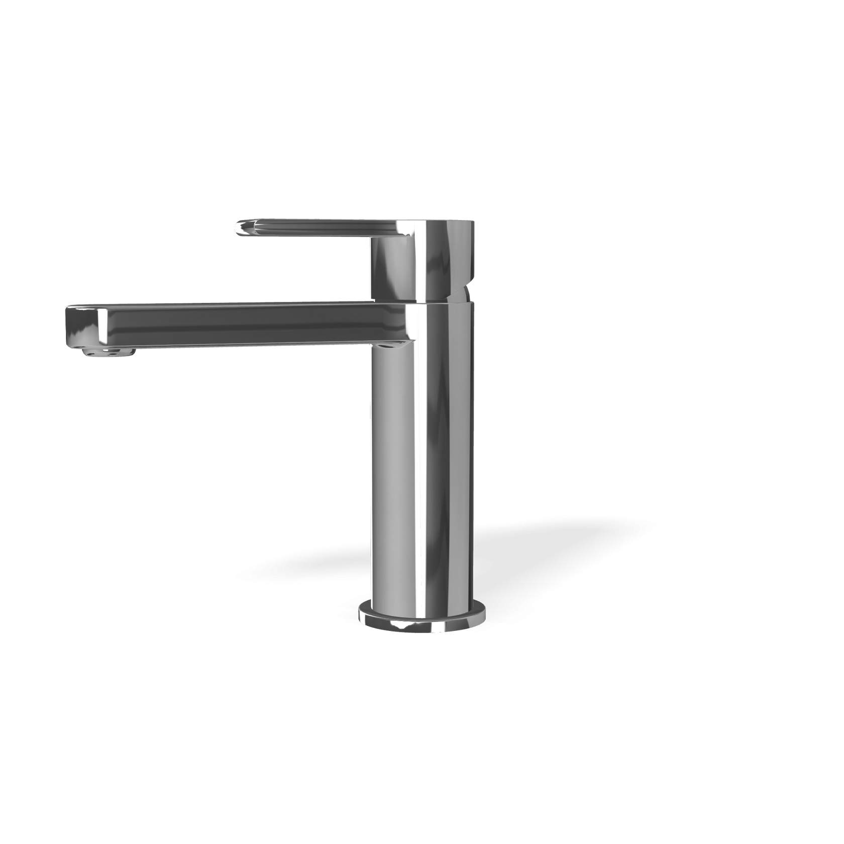 Treemme Xero miscelatore lavabo cromo IT6211CCXEZZ Cromo Lucido, vista frontale su sfondo bianco - Rubinetterie Treemme