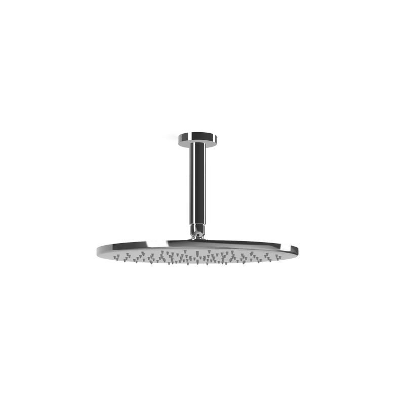 Treemme T30 IT6511CCZZVS soffione doccia 30 cm a soffitto Cromo Lucido, dettaglio ravvicinato della finitura e del...