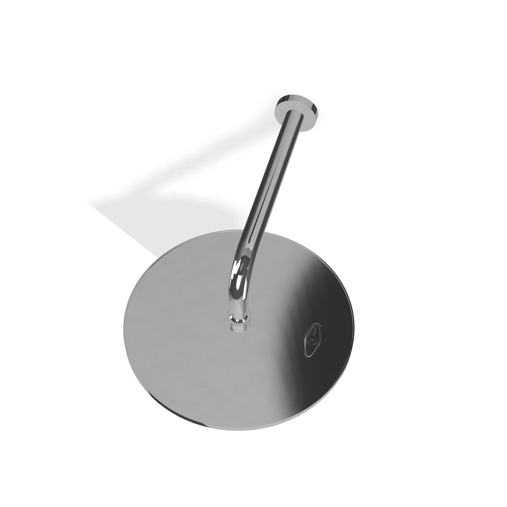 Treemme T30 soffione doccia 30 cm a parete anticalcare cromo Cromo Lucido, dettaglio ravvicinato della finitura e del...