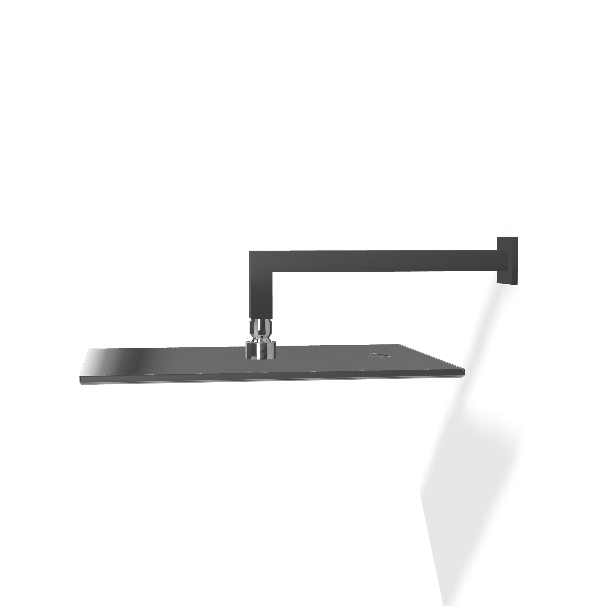 Treemme Arche IT6566CCZZZZ soffione 26x36 a parete Cromo Lucido, componenti inclusi smontati: corpo incasso, placca e...
