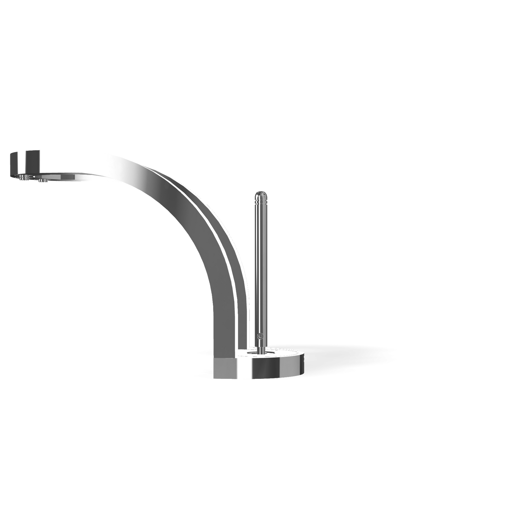 Treemme Philo IT7011CCPDZZ miscelatore monocomando lavabo Cromo Lucido, vista frontale su sfondo bianco - Rubinetterie...