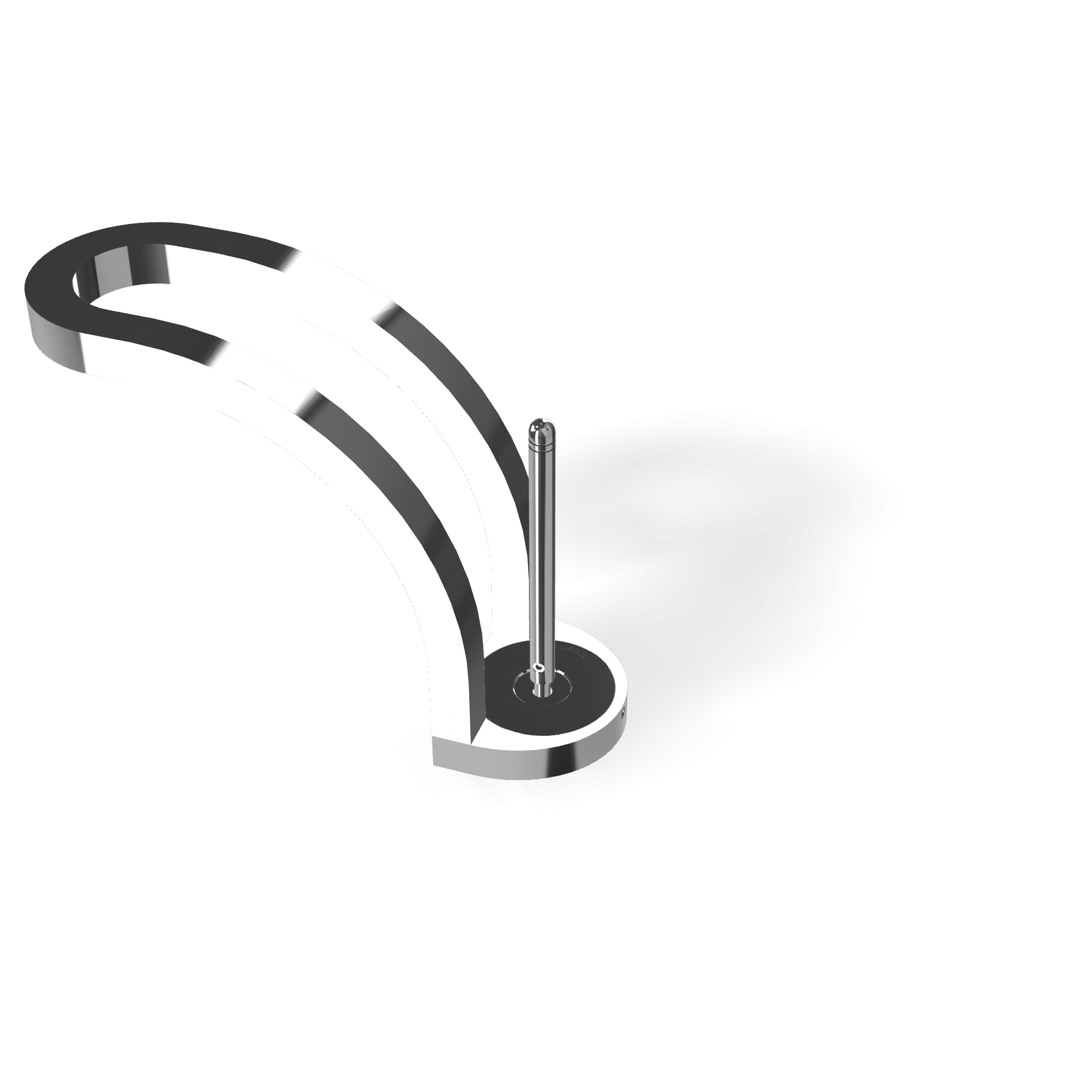 Treemme Philo IT7011CCPDZZ miscelatore monocomando lavabo Cromo Lucido, vista laterale del profilo e della forma...