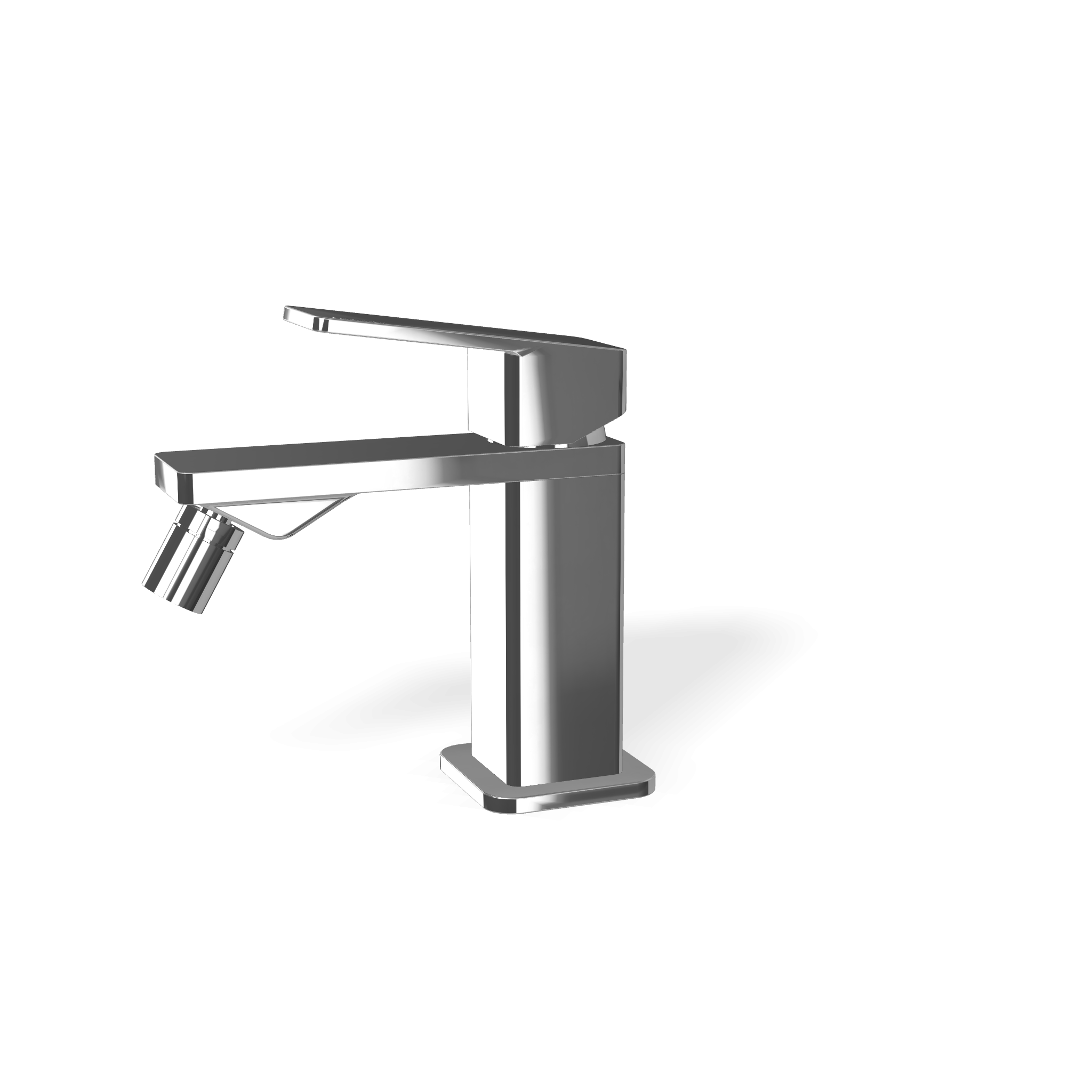 Treemme Pa36 Miscelatore monocomando bidet cromo Cromo Lucido, componenti inclusi smontati: corpo incasso, placca e...