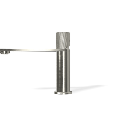 Treemme 3.6 IT9A11ISTZCL miscelatore lavabo con manopola zigrinata inox satinato
