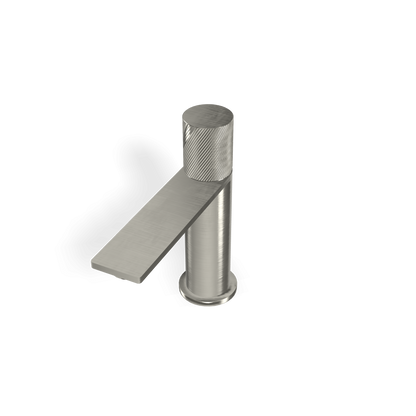 Treemme 3.6 IT9A11ISTZZZ miscelatore lavabo con maniglia zigrinata inox satinato
