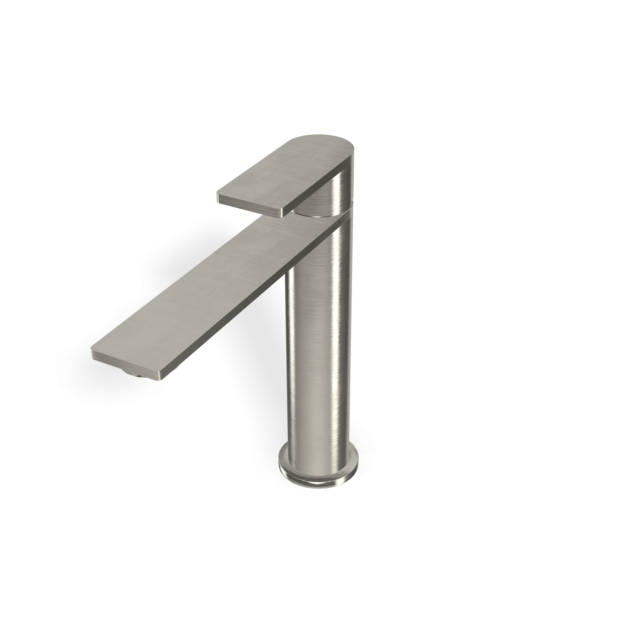 Treemme 3.6 miscelatore lavabo inox satinato IT9A27ISTSZZ Acciaio, vista laterale del profilo e della forma...