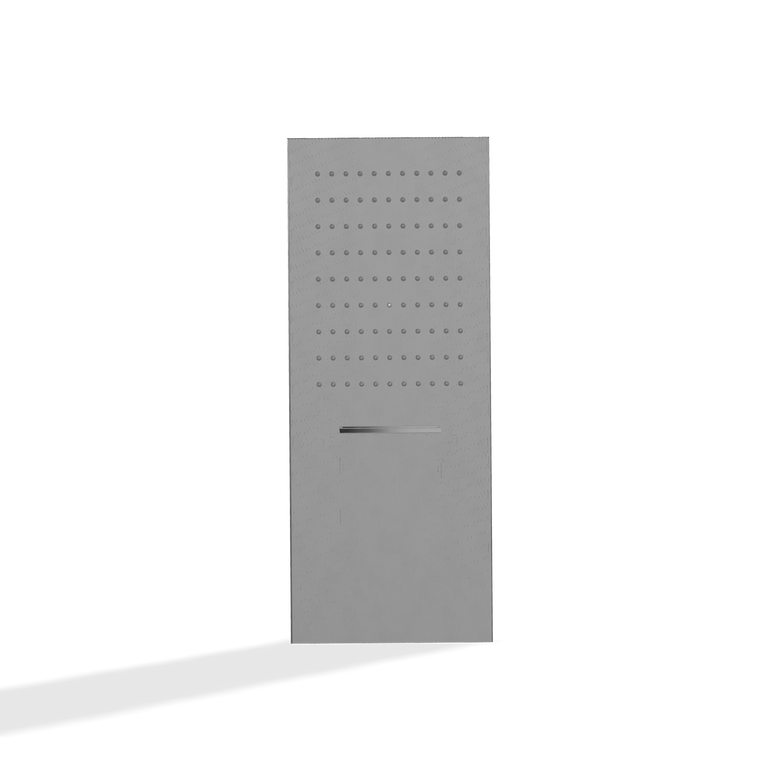 Treemme Los ITRTBR366CC soffione 50x20 a parete con cascata Cromo Lucido, componenti inclusi smontati: corpo incasso...