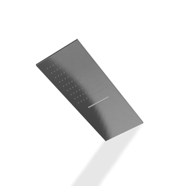 Treemme Los ITRTBR366CC soffione doccia 50x20 a parete con cascata cromo