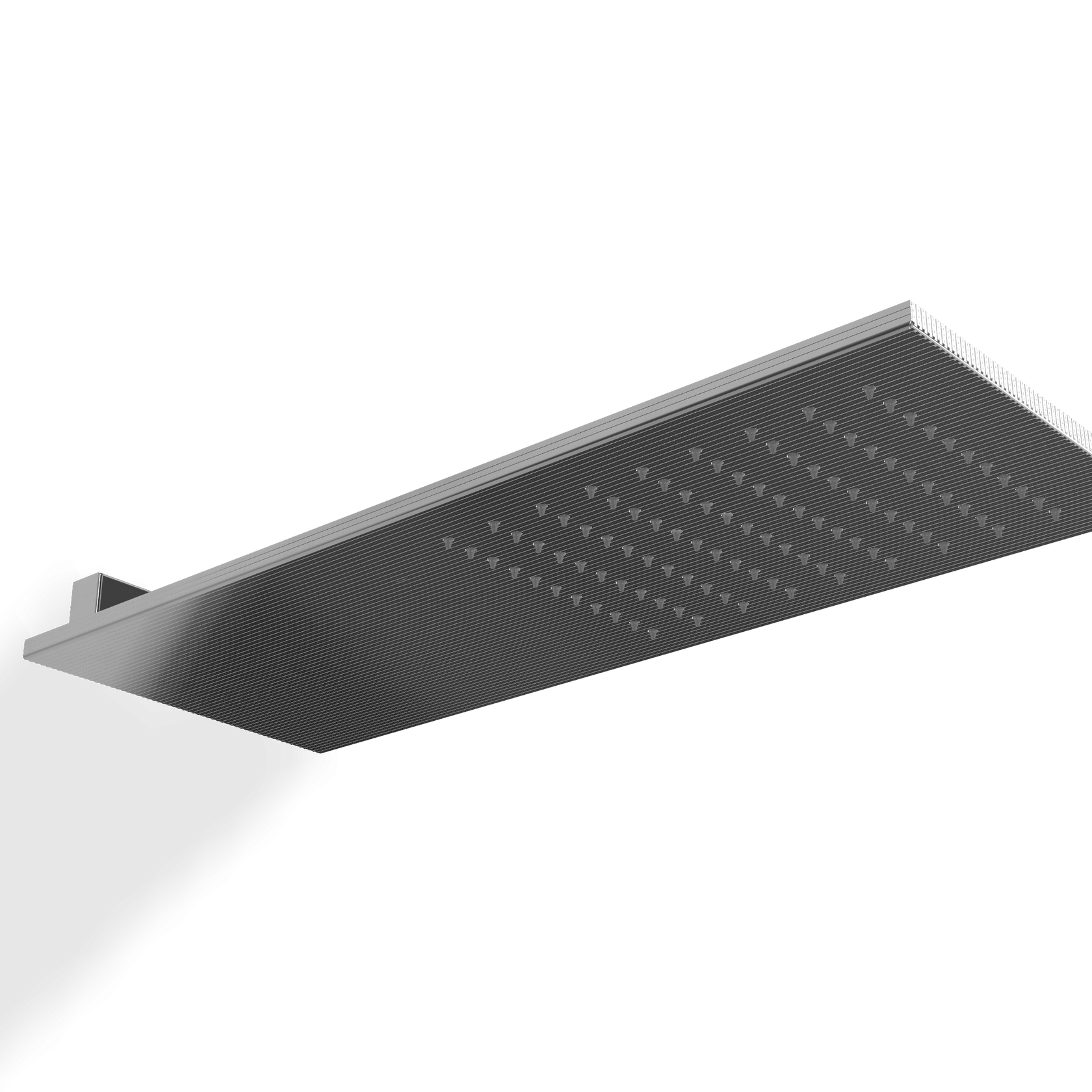 Treemme los ITRTBR376CC soffione doccia 50x20 a parete cromo Cromo Lucido, componenti inclusi smontati: corpo incasso...