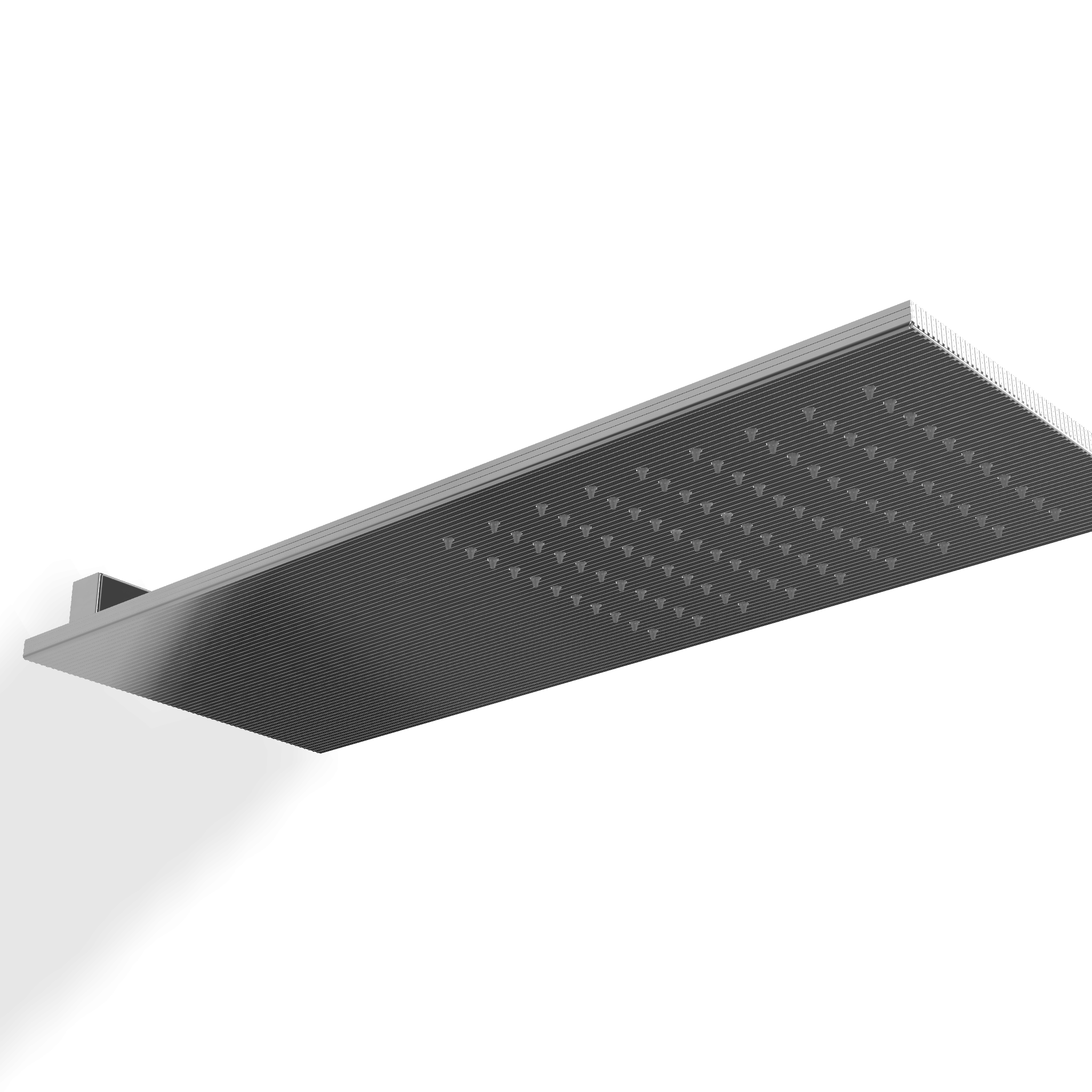 Treemme los ITRTBR376CC soffione doccia 50x20 a parete cromo Cromo Lucido, componenti inclusi smontati: corpo incasso...