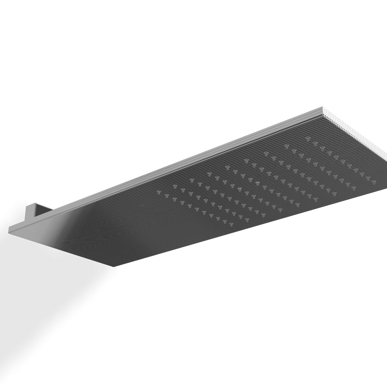 Treemme los ITRTBR376CC soffione doccia 50x20 a parete cromo Cromo Lucido, componenti inclusi smontati: corpo incasso...