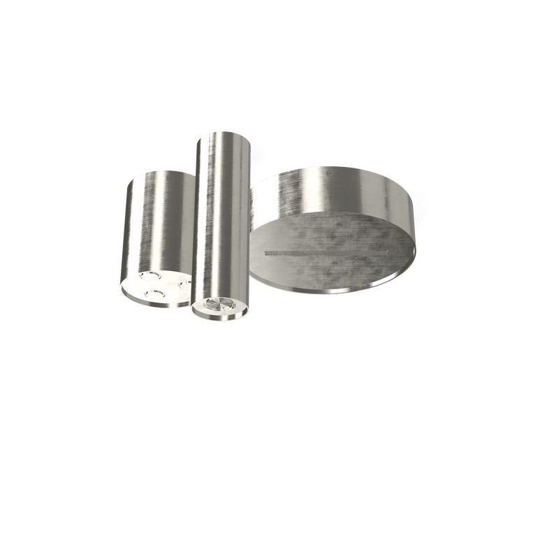 Treemme Watertube ITRTBR409IS soffione doccia a soffitto 3 Acciaio, componenti inclusi smontati: corpo incasso, placca e...